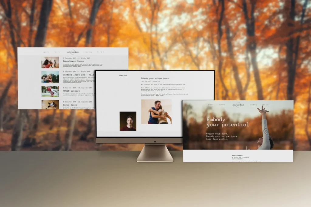art of contact - Mockup von image²
