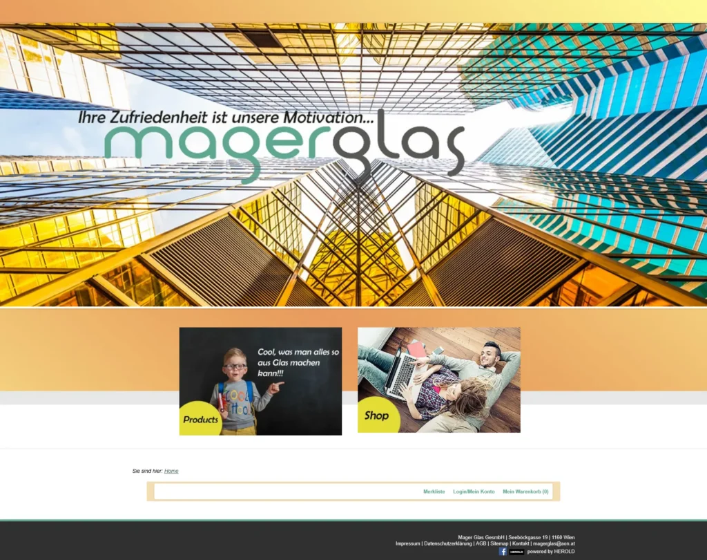 Mager Glas vorher – image²