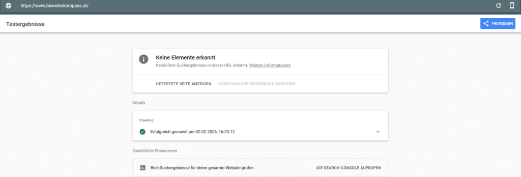 SEO-Audit Bewerbungskompass – image²